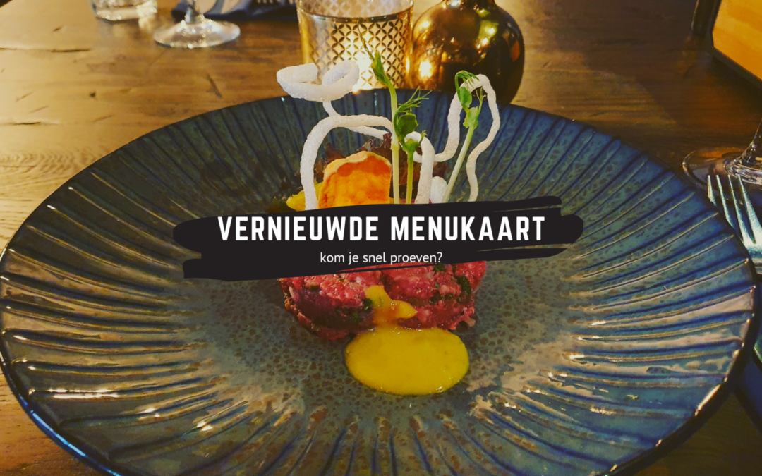 Vernieuwde menukaart