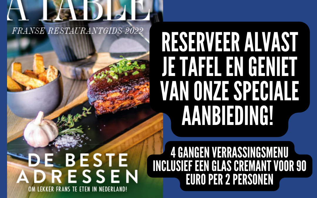 De Franse RestaurantDagen 2022
